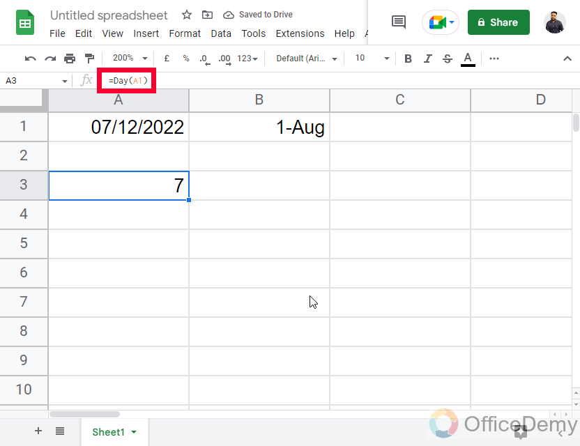 How to Use DAYS Function in Google Sheets 8