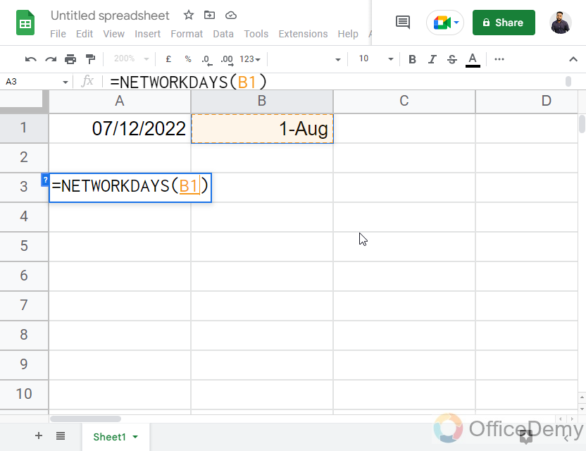 How to Use DAYS Function in Google Sheets 14