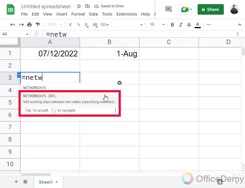 How to Use DAYS Function in Google Sheets 17