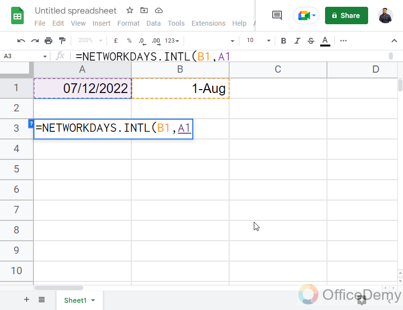 How to Use DAYS Function in Google Sheets 19