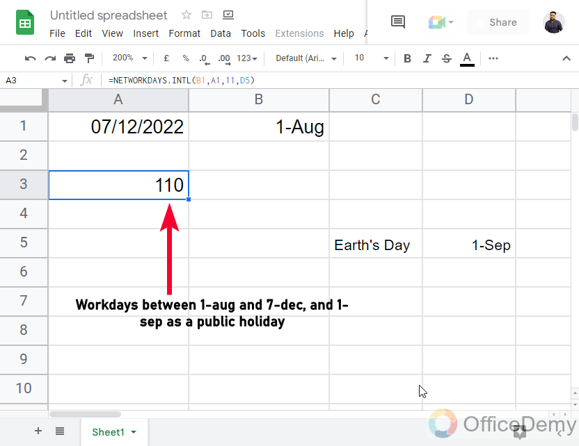 How to Use DAYS Function in Google Sheets 22