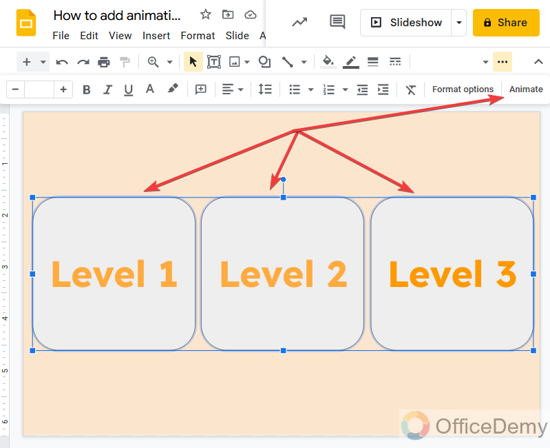 How to add animation to google slides 17