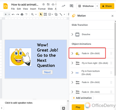 How to add Animation to Google Slides [Guide 2023] 