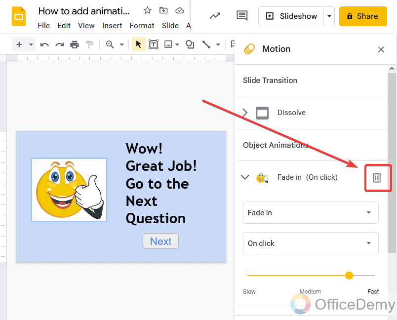 How to add animation to google slides 24