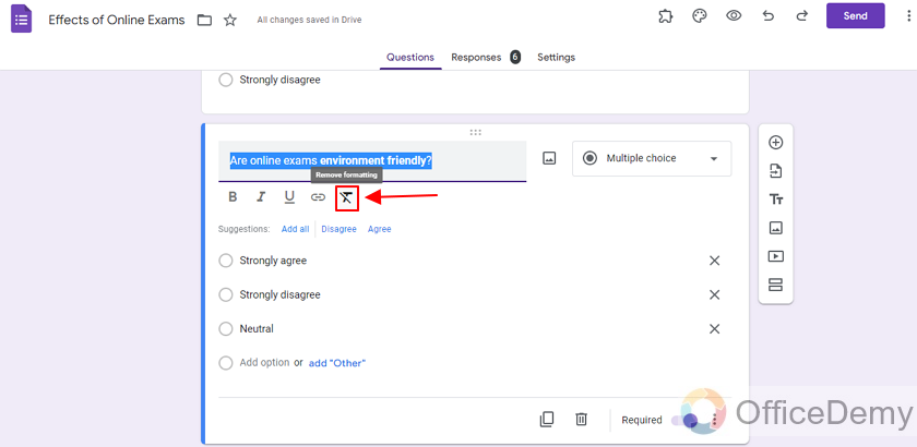 How to bold text in google forms 16