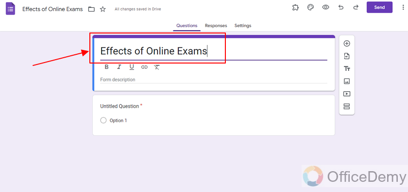 How to bold text in google forms 3