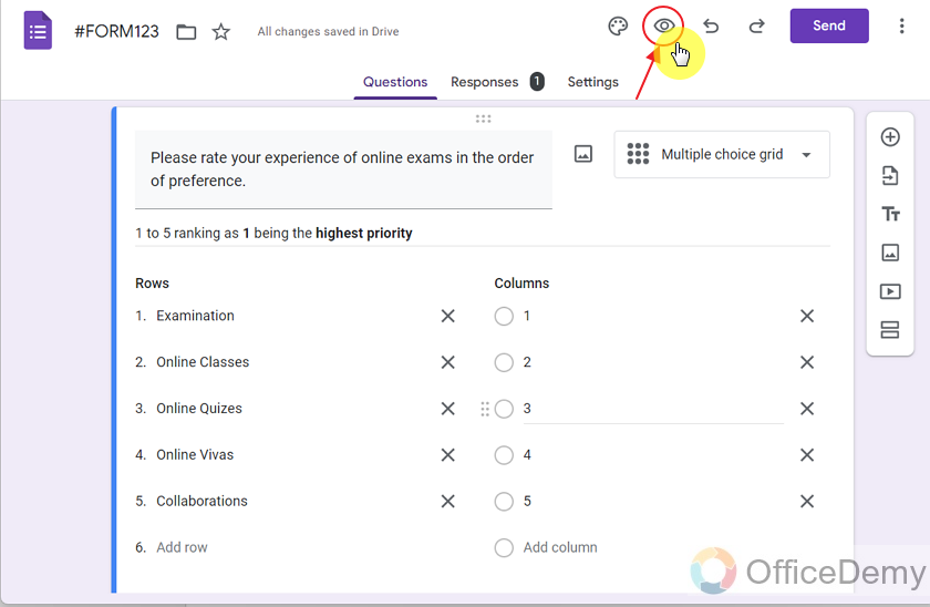 How to do ranking in google forms 14