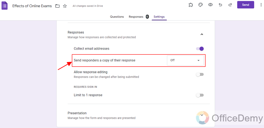 How to stop accepting responses on google forms 11