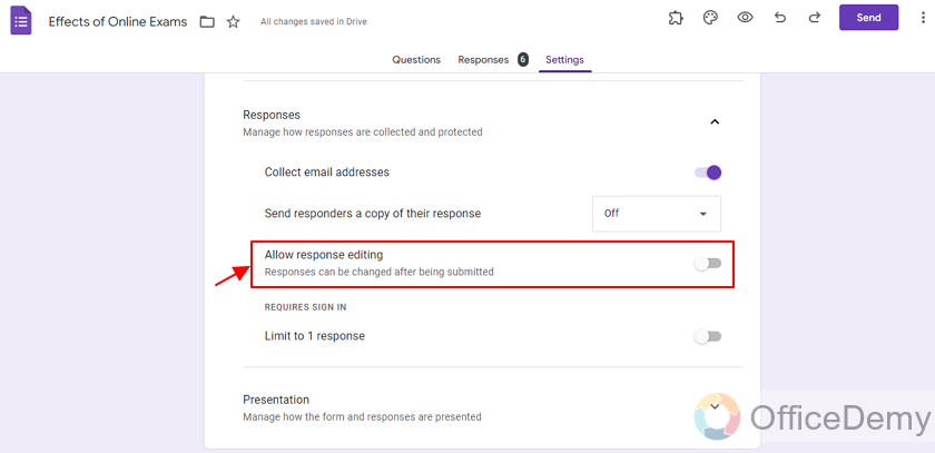 How to stop accepting responses on google forms 13