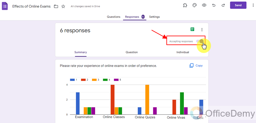 How to stop accepting responses on google forms 16