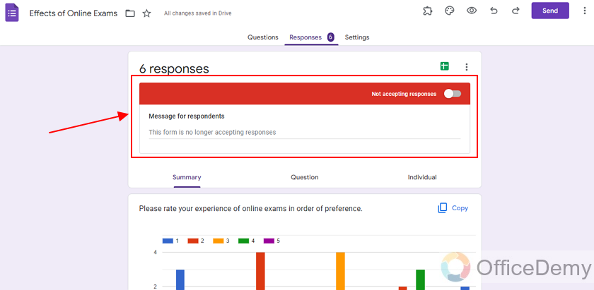 How to stop accepting responses on google forms 17