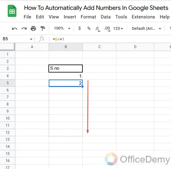 How To Automatically Add Numbers In Google Sheets 11