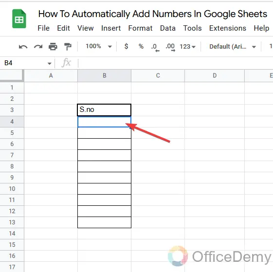 How To Automatically Add Numbers In Google Sheets 2