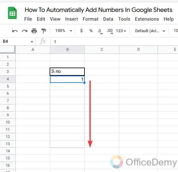 How To Automatically Add Numbers In Google Sheets 5
