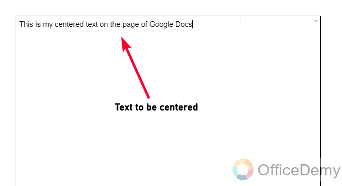 How to Center Text on a Page in Google Docs 4