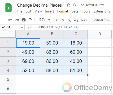 How to Change Decimal Place in Google Sheets 12