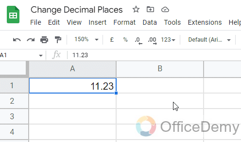 How to Change Decimal Place in Google Sheets 5