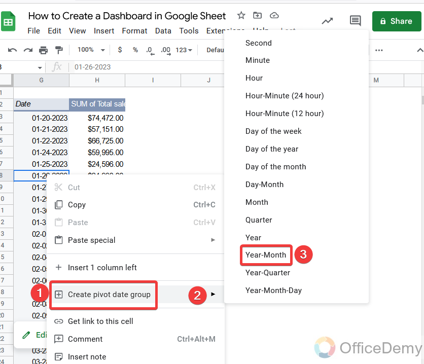 How to Create a Dashboard in Google Sheets 11