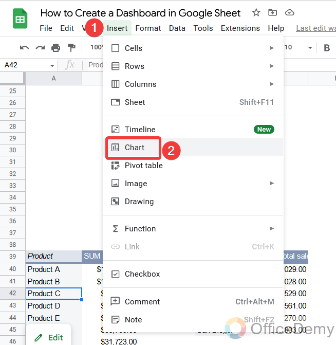 How to Create a Dashboard in Google Sheets 17
