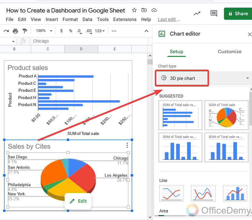 How to Create a Dashboard in Google Sheets 20