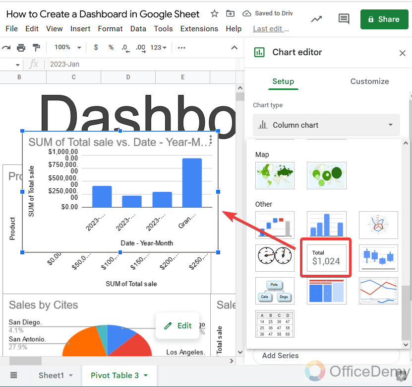 How to Create a Dashboard in Google Sheets 22