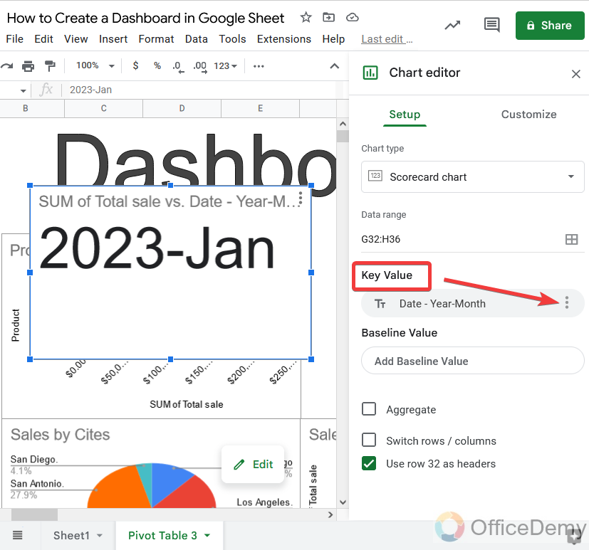 How to Create a Dashboard in Google Sheets 24