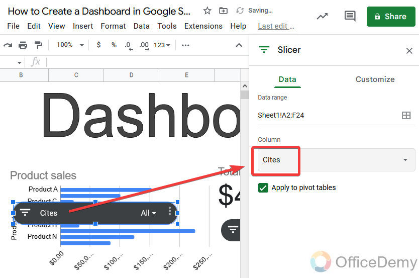How to Create a Dashboard in Google Sheets 32