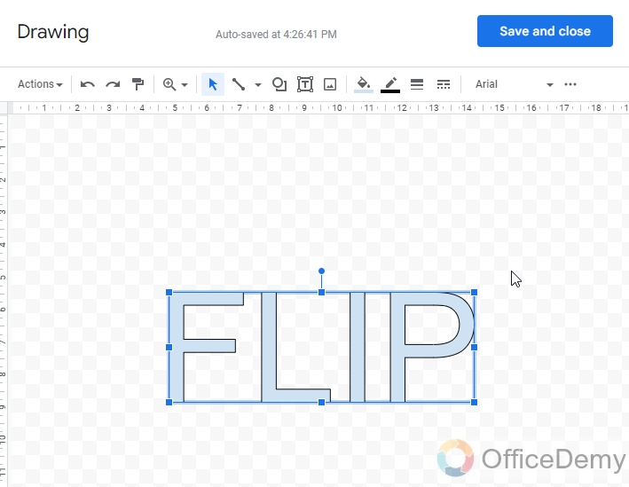 How to Flip Text in Google Docs 11