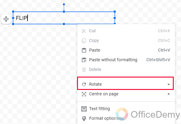 How to Flip Text in Google Docs 5