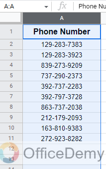 How to Format Phone Numbers in Google Sheets 19