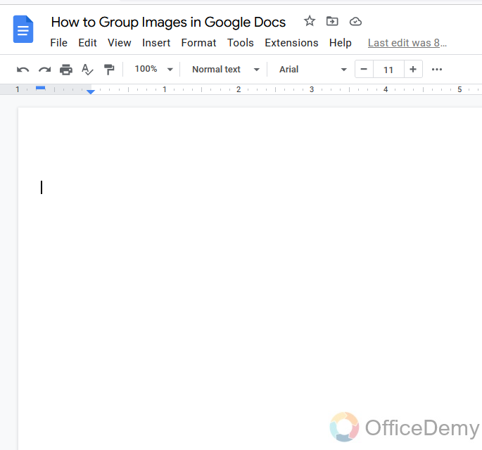 How to Group Images in Google Docs 1