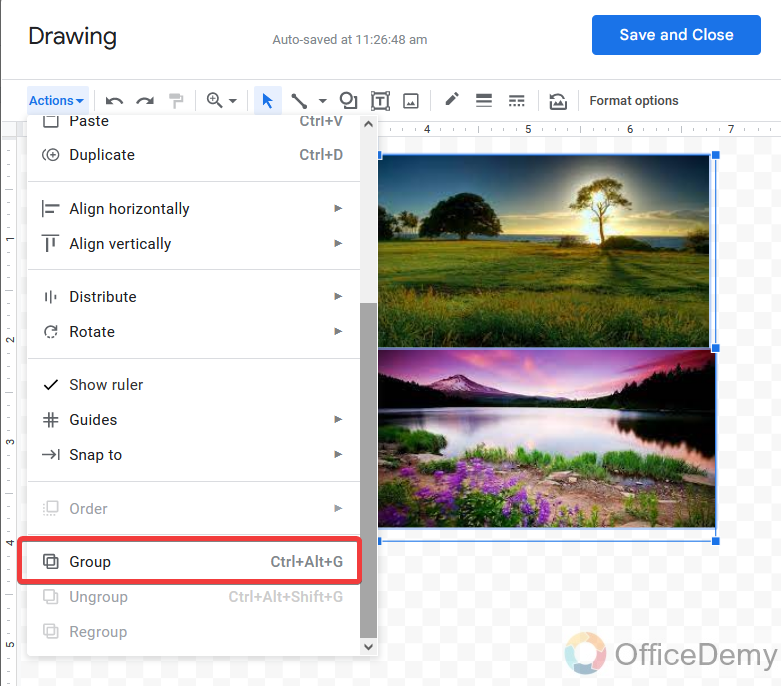 How to Group Images in Google Docs 13