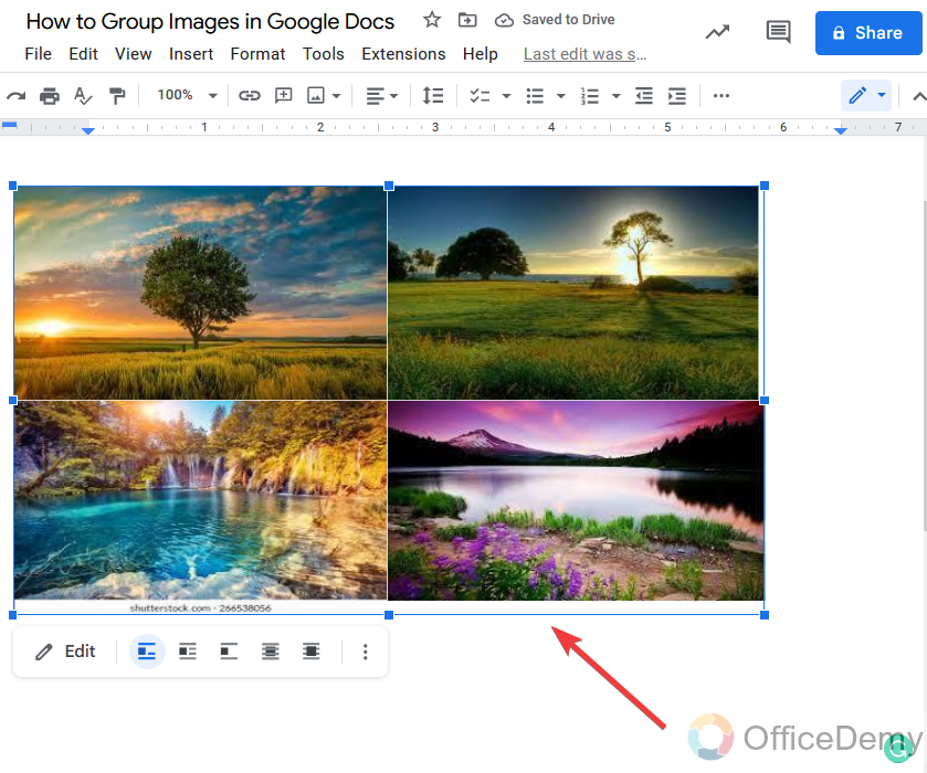 How to Group Images in Google Docs 15