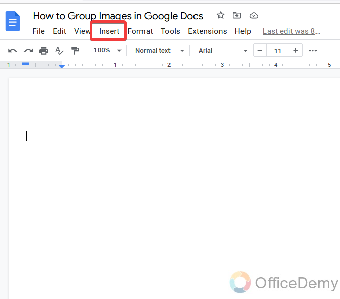 How to Group Images in Google Docs 2