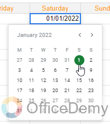 How to Insert Calendar in Google Sheets 23