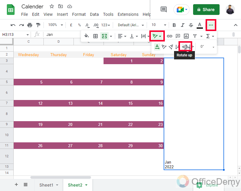 How to Insert Calendar in Google Sheets 31
