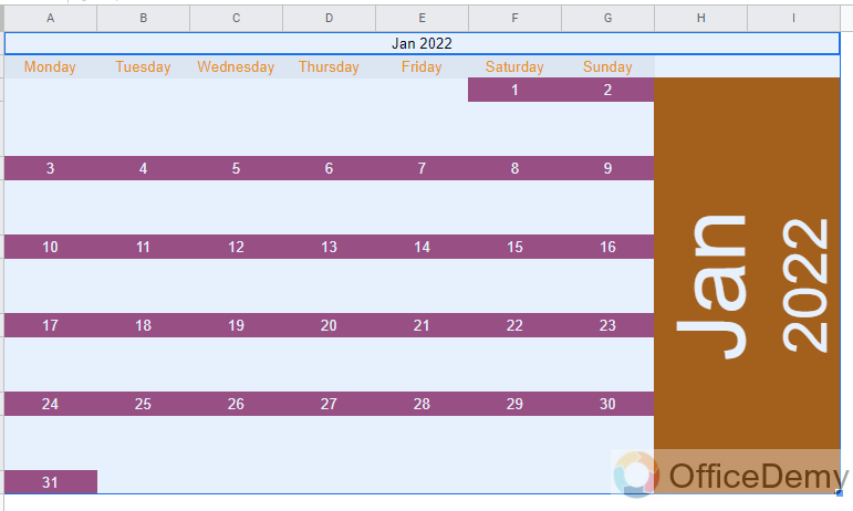 How to Insert Calendar in Google Sheets 34