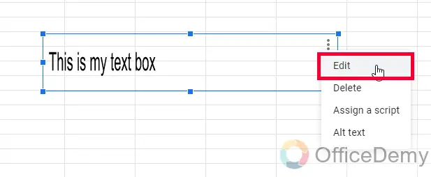How to Insert a Text Box in Google Sheets 11