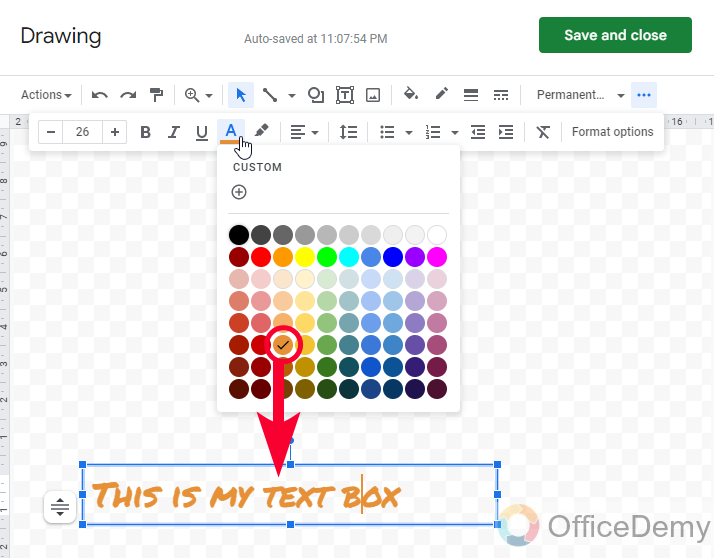 How to Insert a Text Box in Google Sheets 17