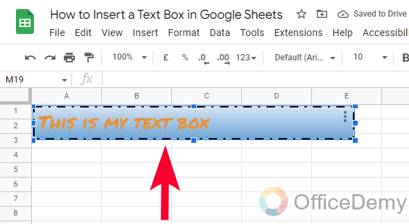 How to Insert a Text Box in Google Sheets 28