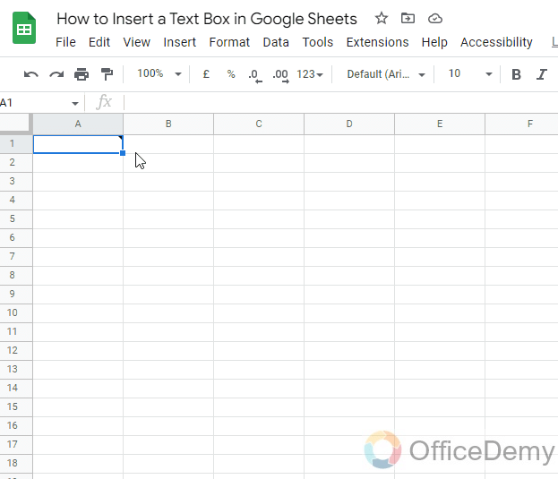 How to Insert a Text Box in Google Sheets 36