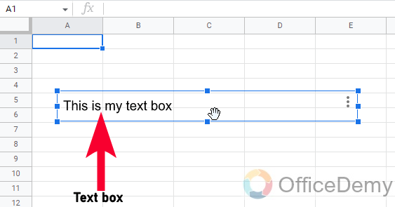 How to Insert a Text Box in Google Sheets 8