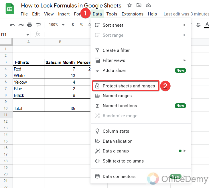 How to Lock Formulas in Google Sheets 15