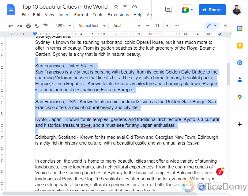 How to Make All Letters Lowercase on Google Docs 6