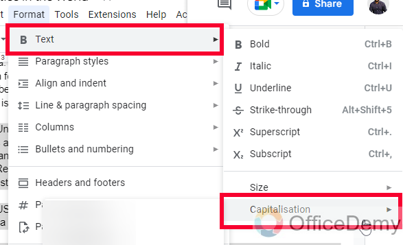 How to Make All Letters Lowercase on Google Docs 9