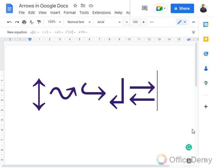 How to Make An Arrow on Google Docs 22