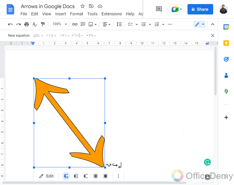How to Make An Arrow on Google Docs 30