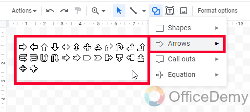 How to Make An Arrow on Google Docs 4