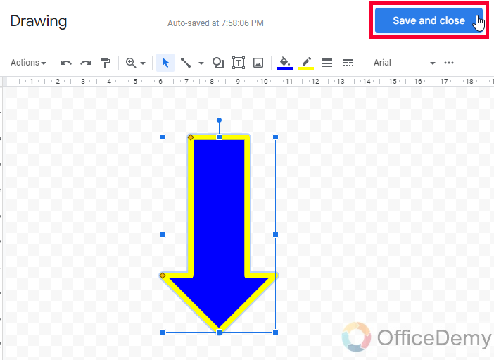 How to Make An Arrow on Google Docs 8