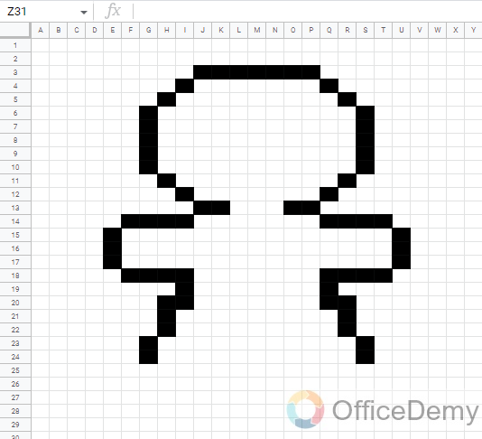 How to Make Pixel Art in Google Sheets 17